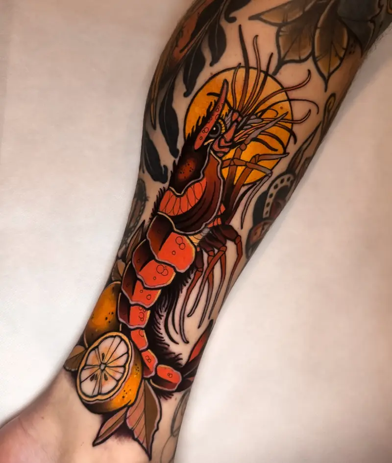 Neo-traditional tattoo by Alex Garcia, Kempen