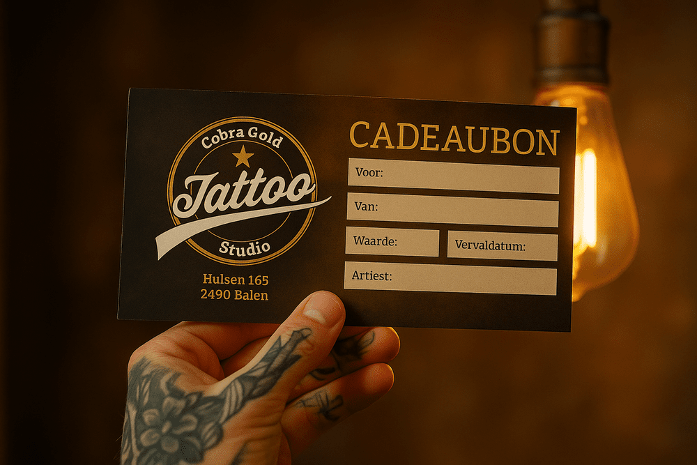 Cobra Gold Tattoo gift voucher